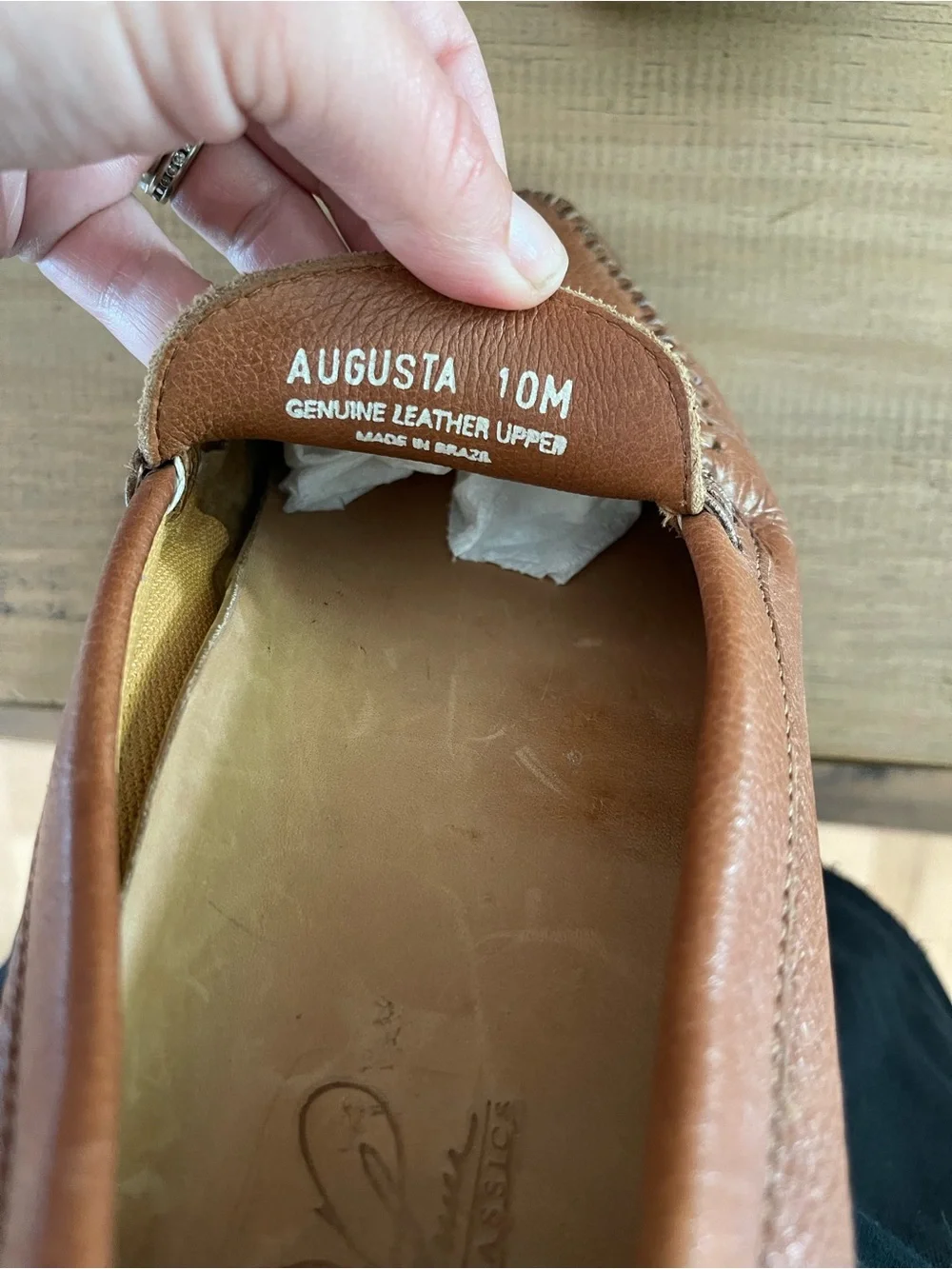 Classic Men's Tan Leather Slip-On Loafers